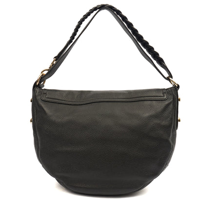 Mulberry Satchel Daria Satchel in Black, Leather — Top View
