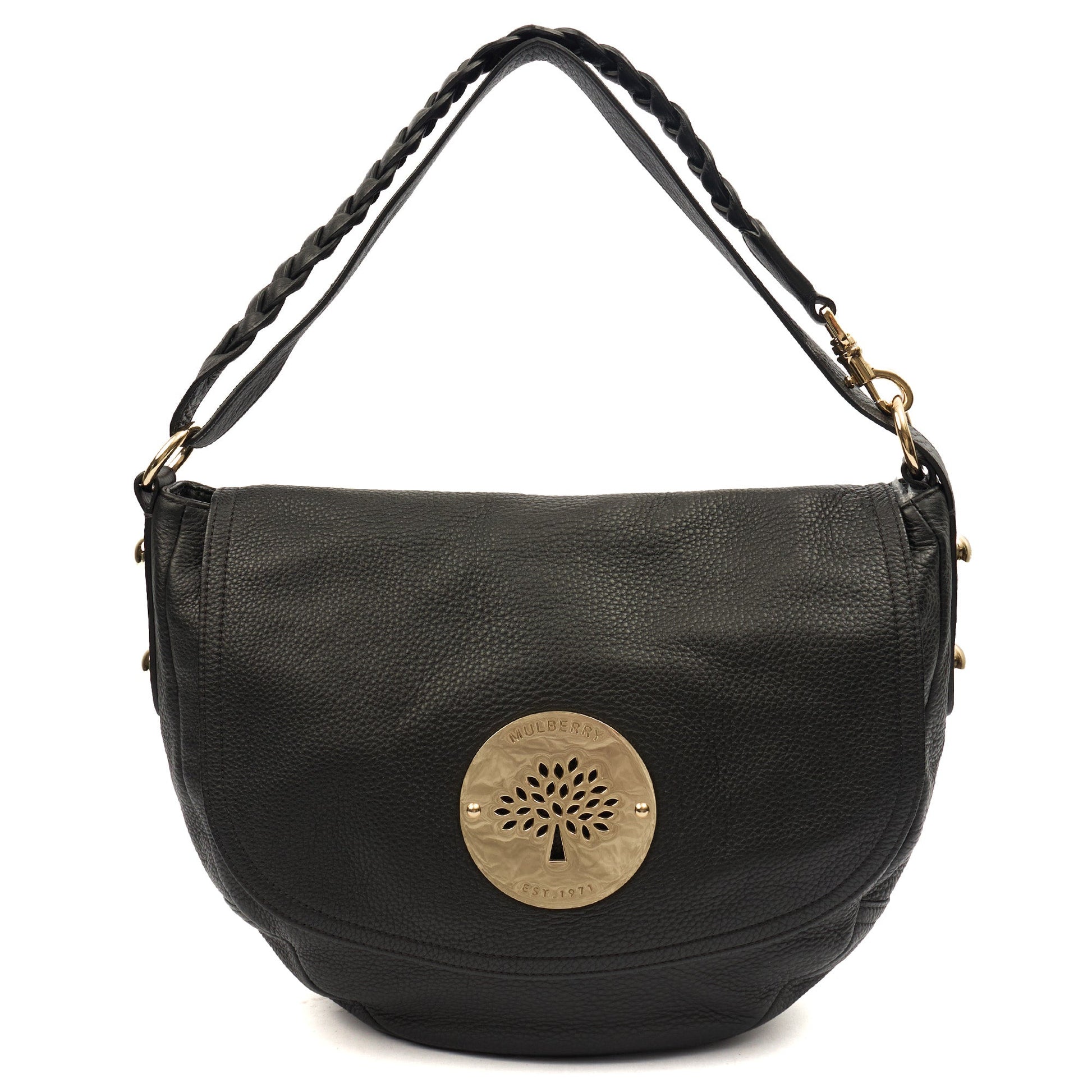 Mulberry Satchel Daria Satchel in Black, Leather — Alternate View 7