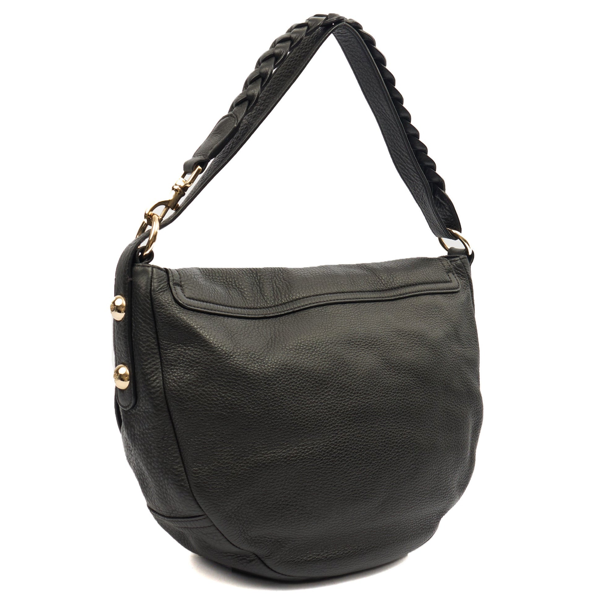 Mulberry Satchel Daria Satchel in Black, Leather — Back View