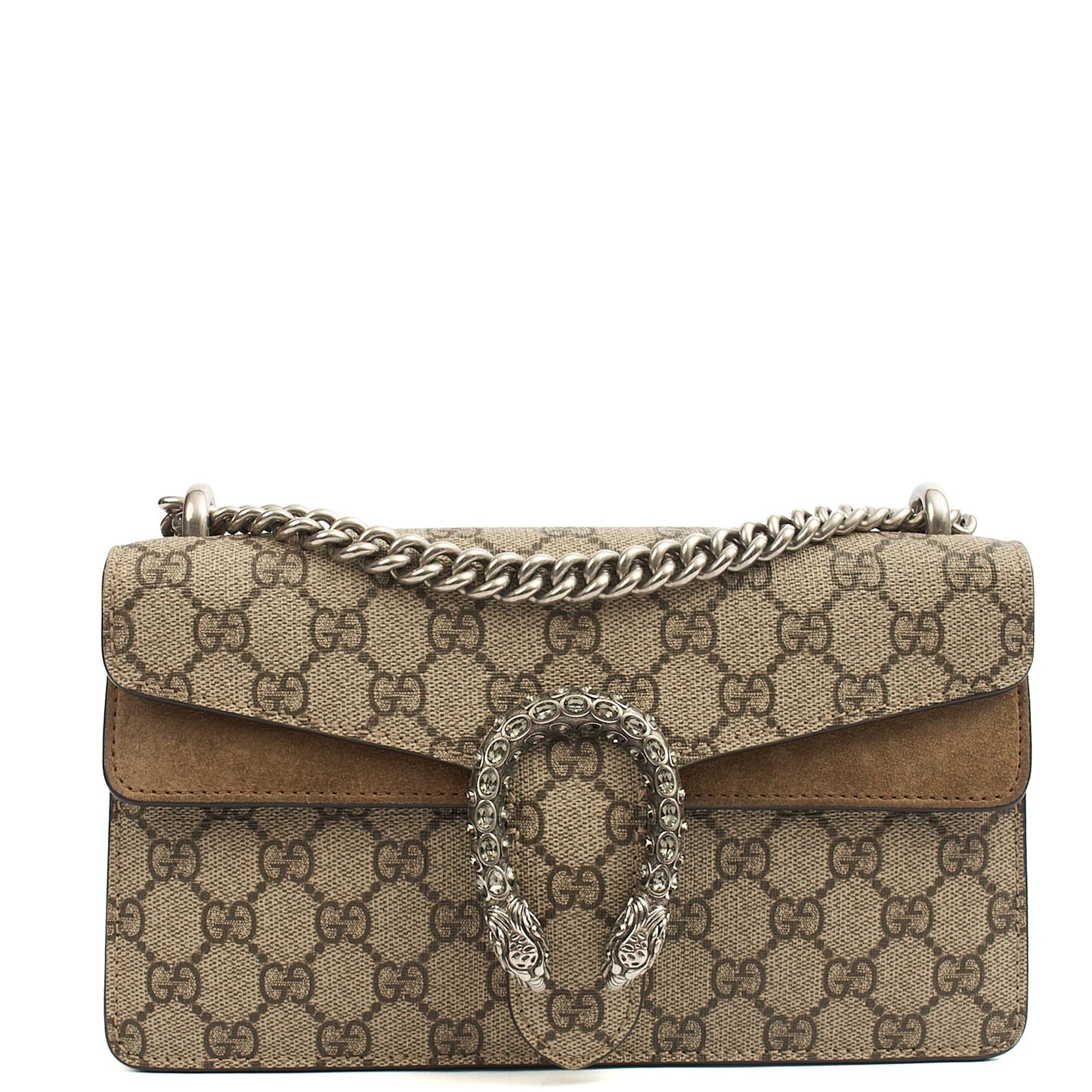 Gucci Cross Body Dionysus - Small in GG Supreme, Exotic Effect Leather — Alternate View 13