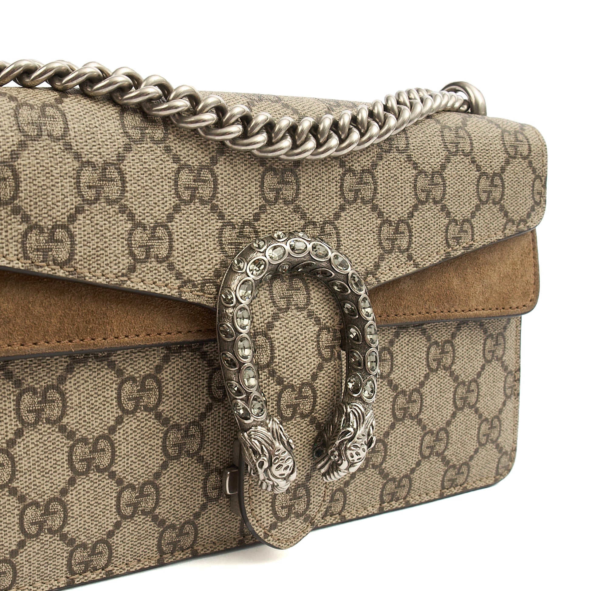 Gucci Cross Body Dionysus - Small in GG Supreme, Exotic Effect Leather — Alternate View 18
