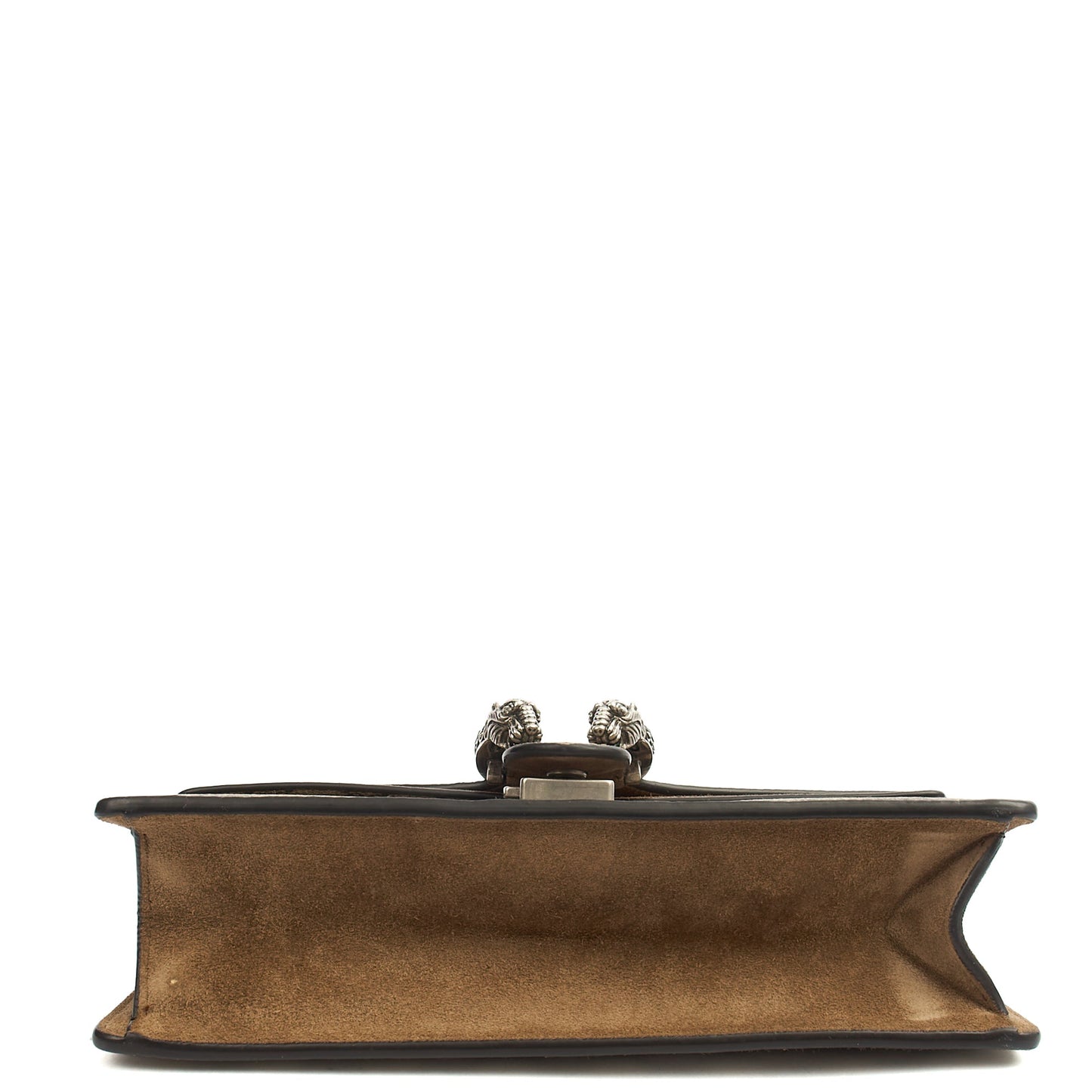 Gucci Cross Body Dionysus - Small in GG Supreme, Exotic Effect Leather — Top View