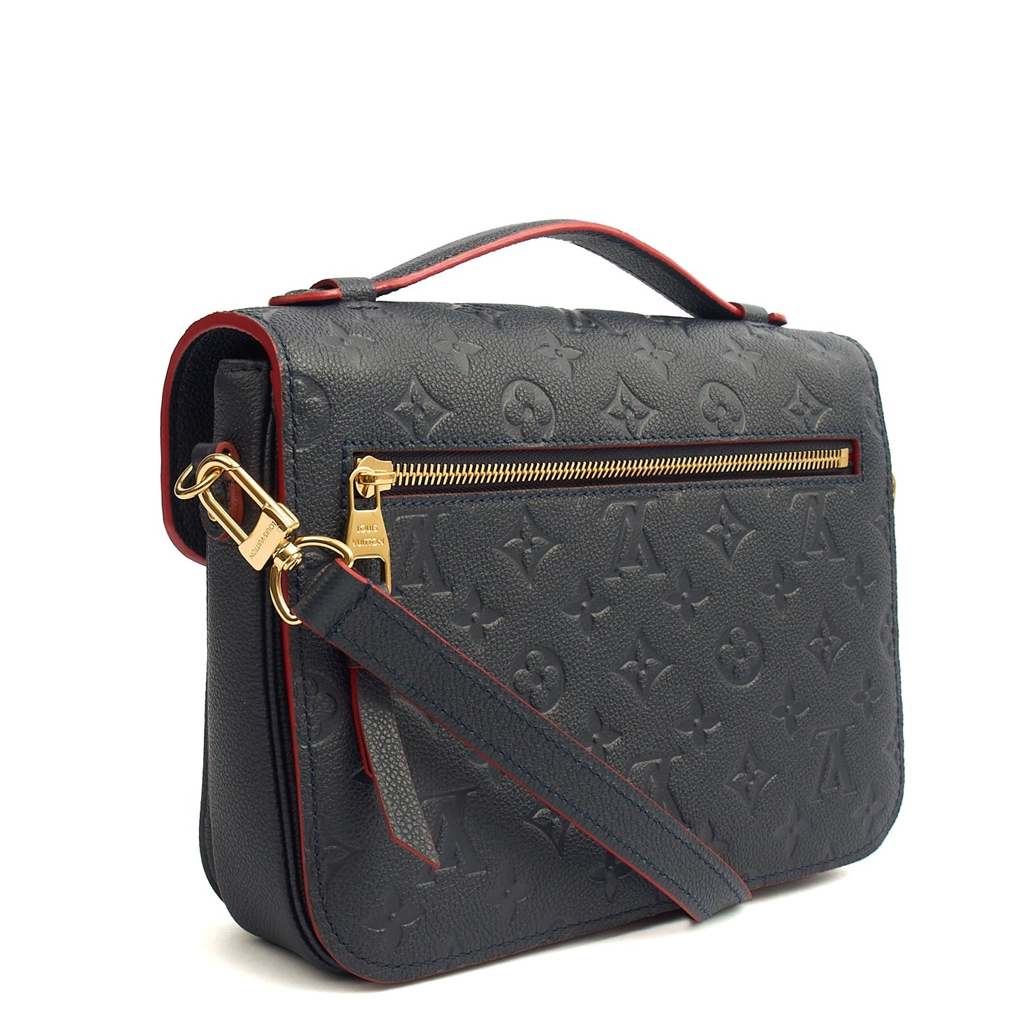 Louis Vuitton Cross Body Pochette Metis in Blue , Empreinte Leather — Alternate View 9