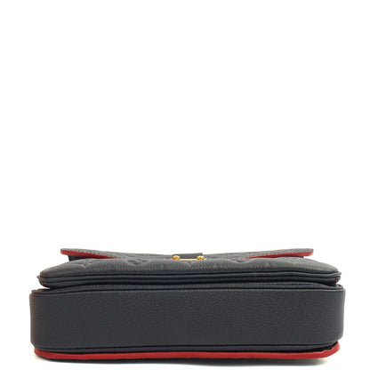 Louis Vuitton Cross Body Pochette Metis in Blue , Empreinte Leather — Alternate View 18
