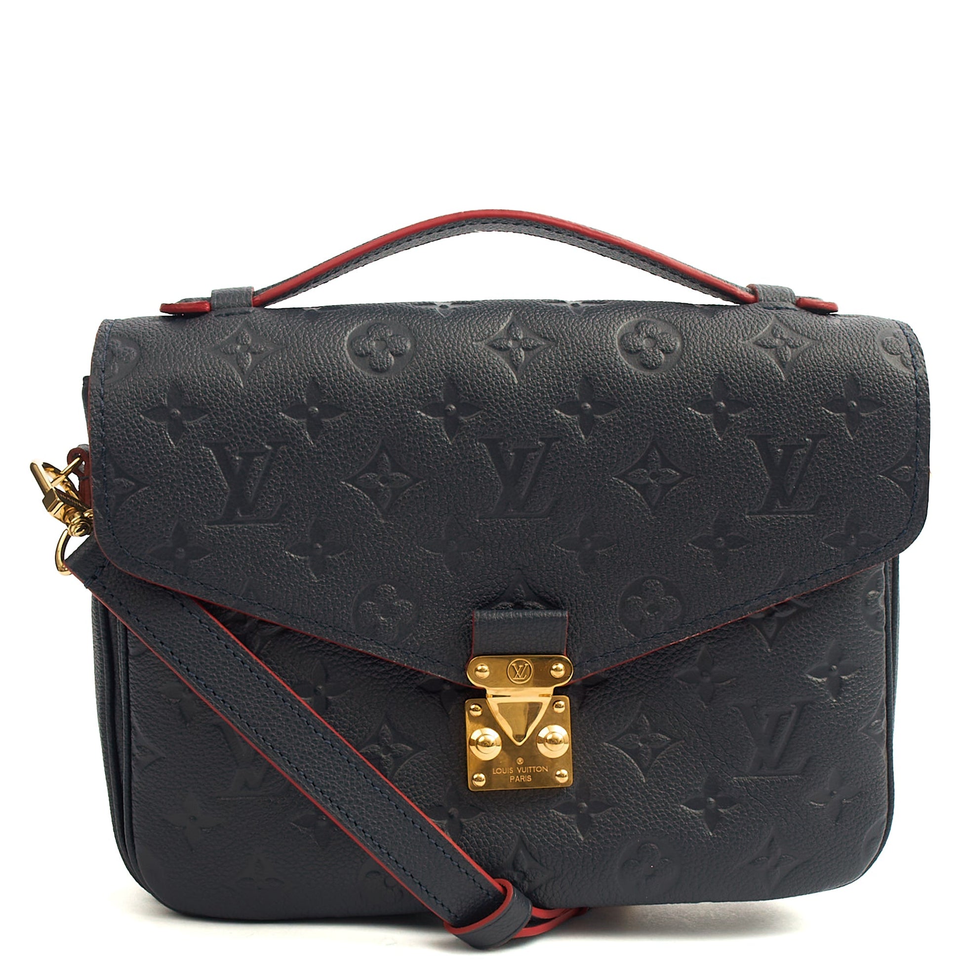 Louis Vuitton Cross Body Pochette Metis in Blue , Empreinte Leather — Alternate View 15