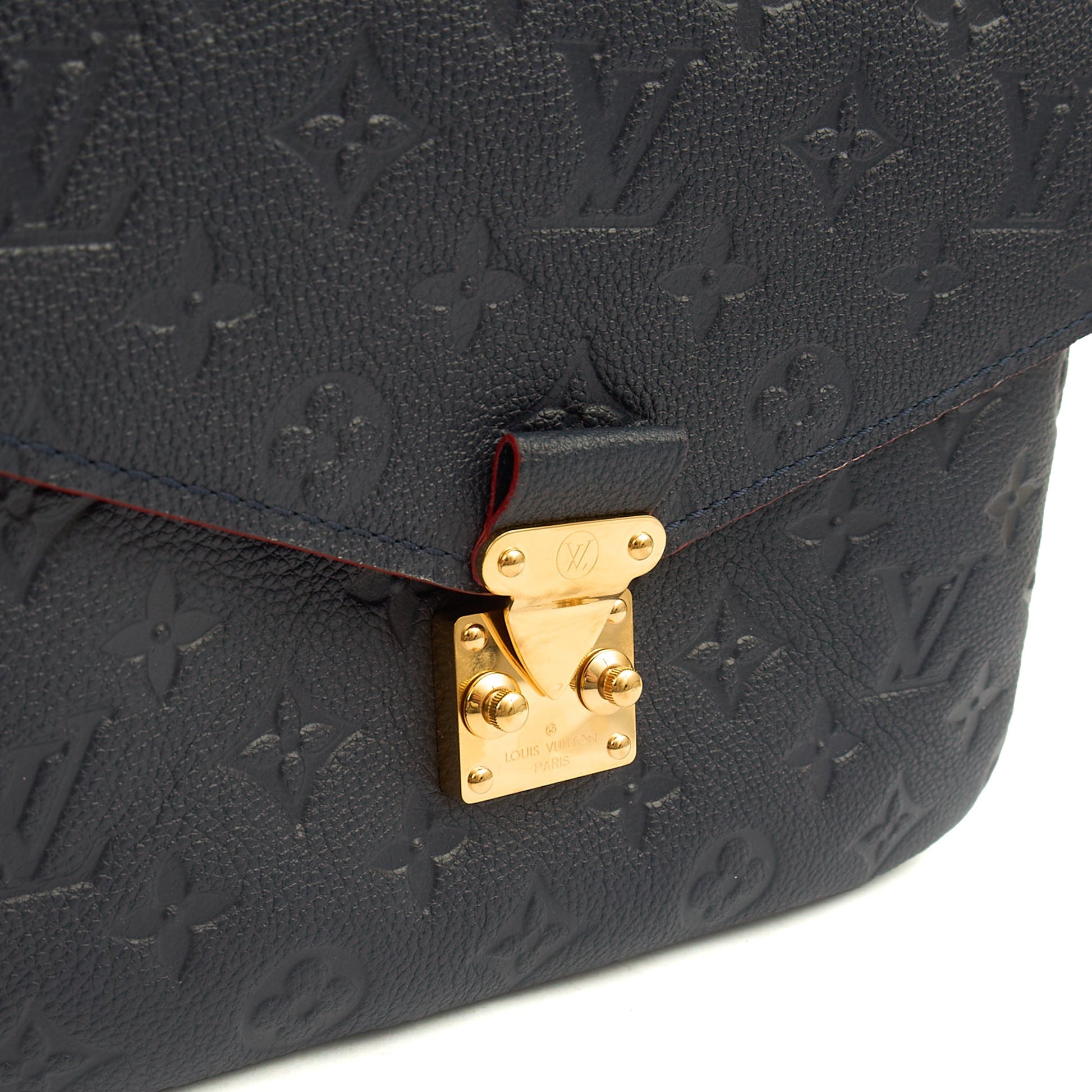 Louis Vuitton Cross Body Pochette Metis in Blue , Empreinte Leather — Alternate View 19