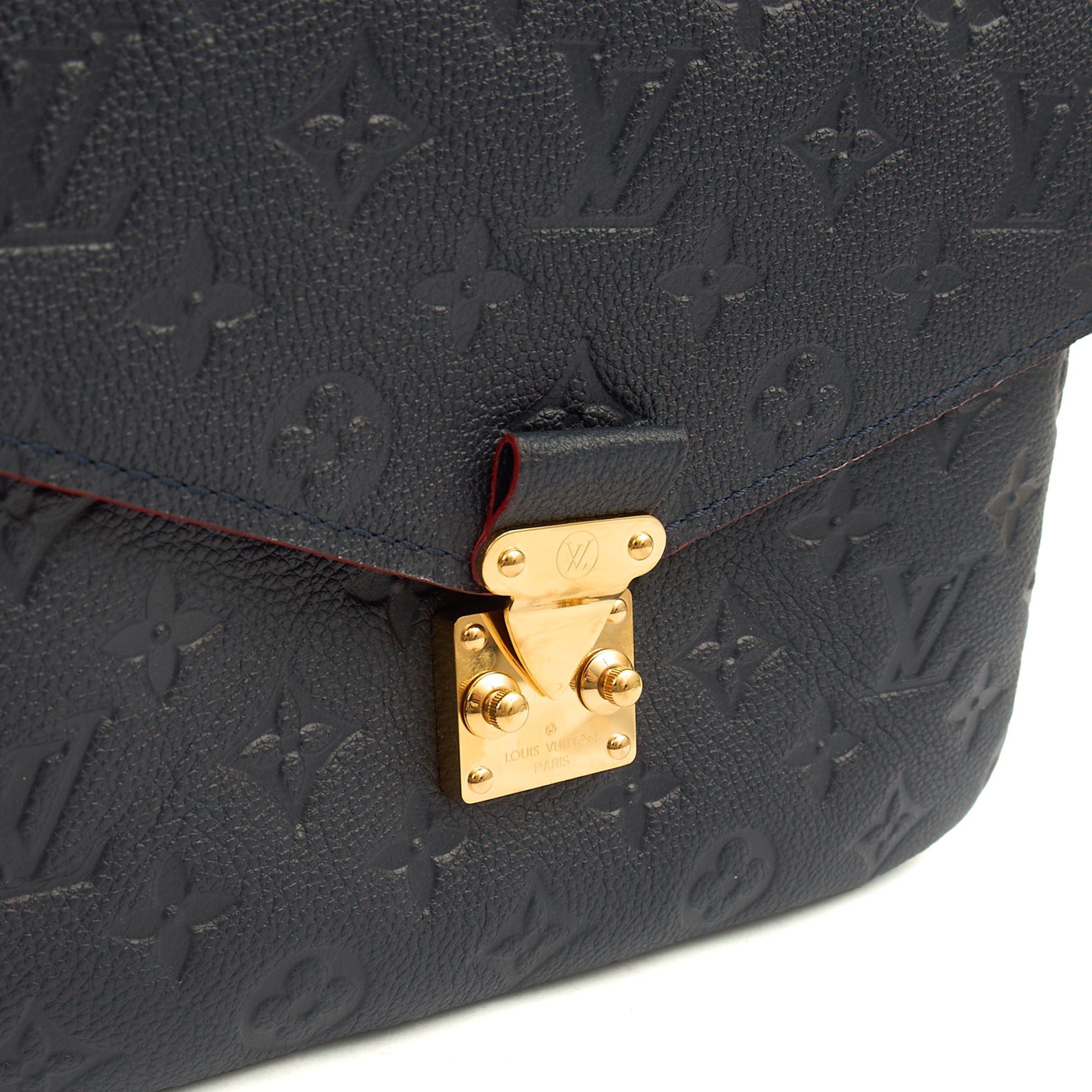 Louis Vuitton Cross Body Pochette Metis in Blue , Empreinte Leather — Alternate View 19