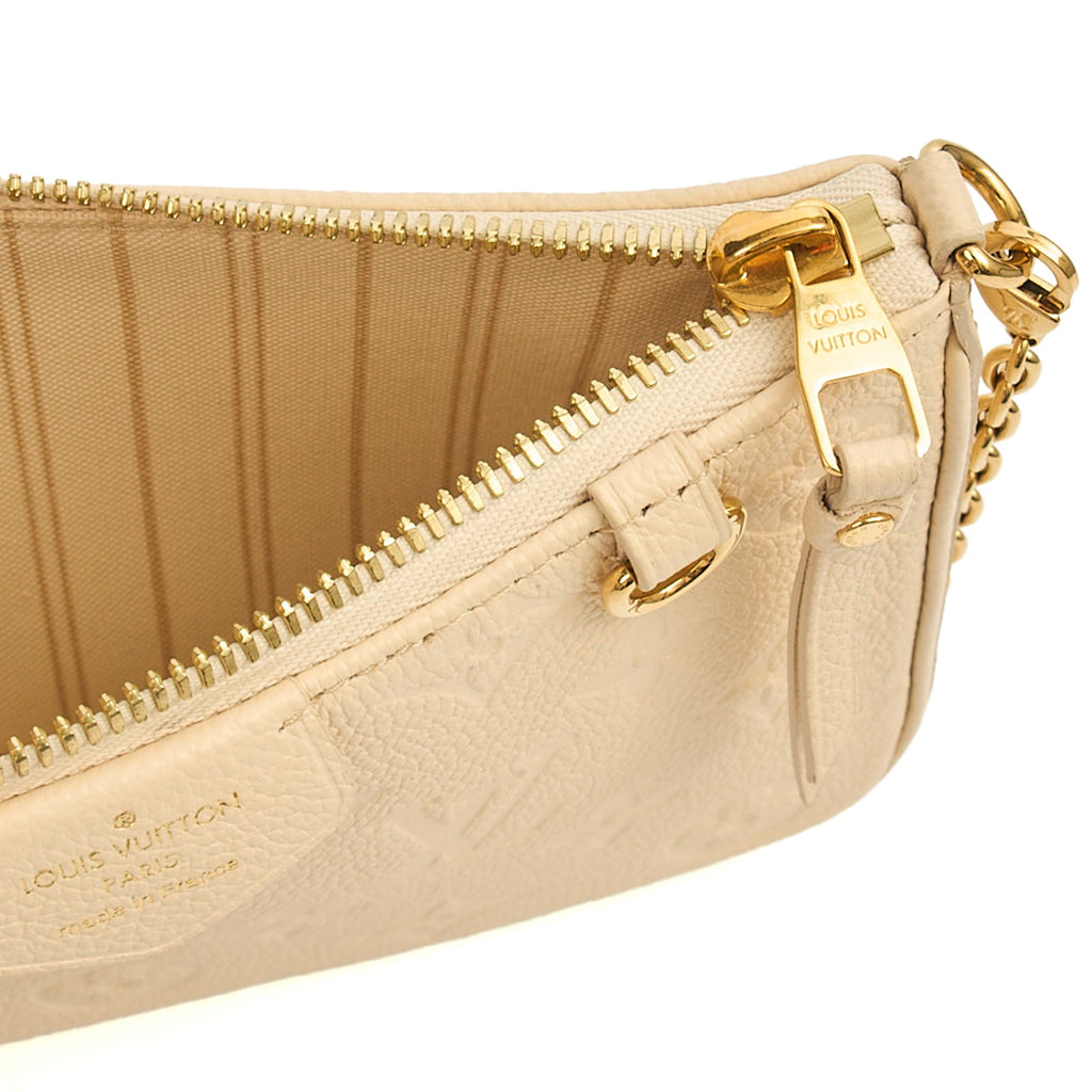 Louis Vuitton Shoulder Bag Easy Pouch On Strap in Monogram, Empreinte Leather — Alternate View 7