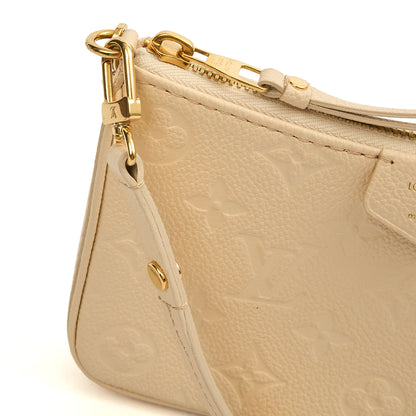 Louis Vuitton Shoulder Bag Easy Pouch On Strap in Monogram, Empreinte Leather — Lifestyle View