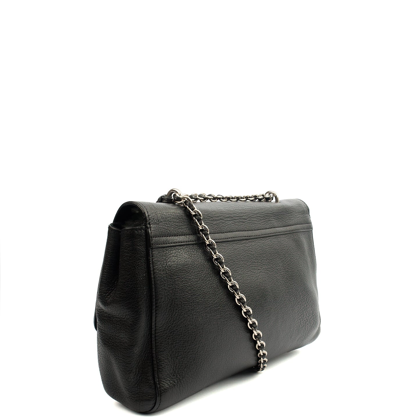 Mulberry Cross Body Lily - Large in Black, Leather — Side View