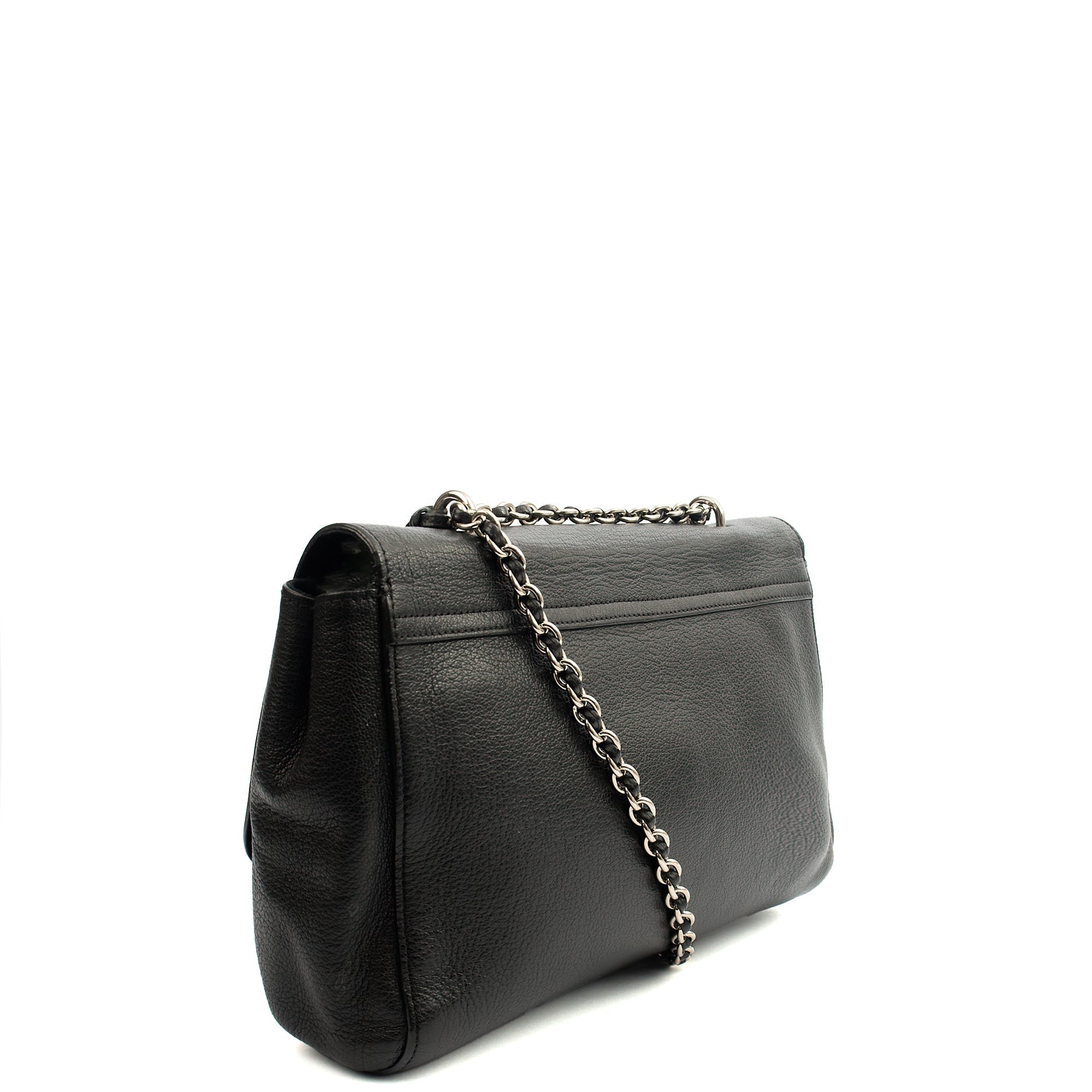 Mulberry Cross Body Lily - Large in Black, Leather — Side View