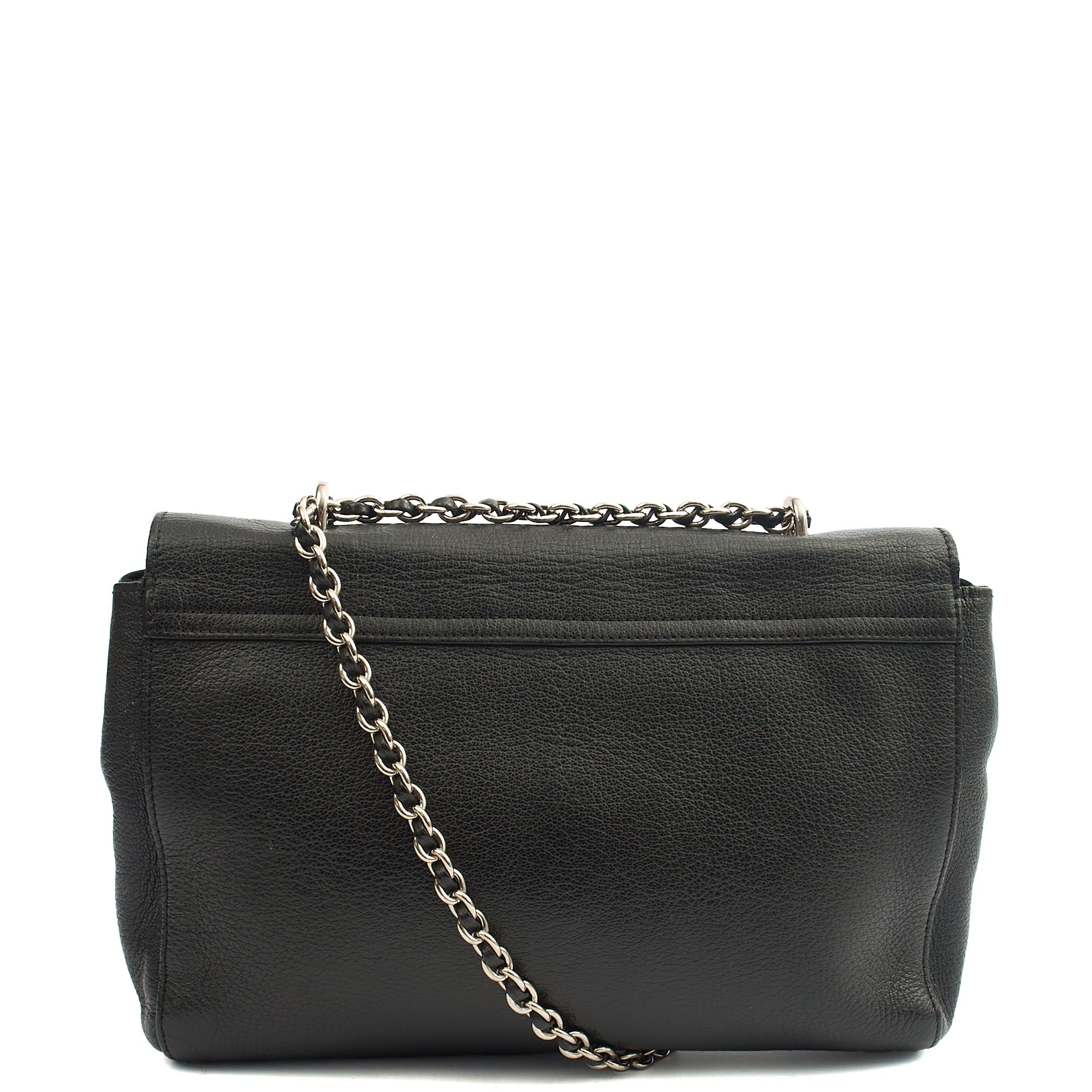 Mulberry Cross Body Lily - Large in Black, Leather — Back View