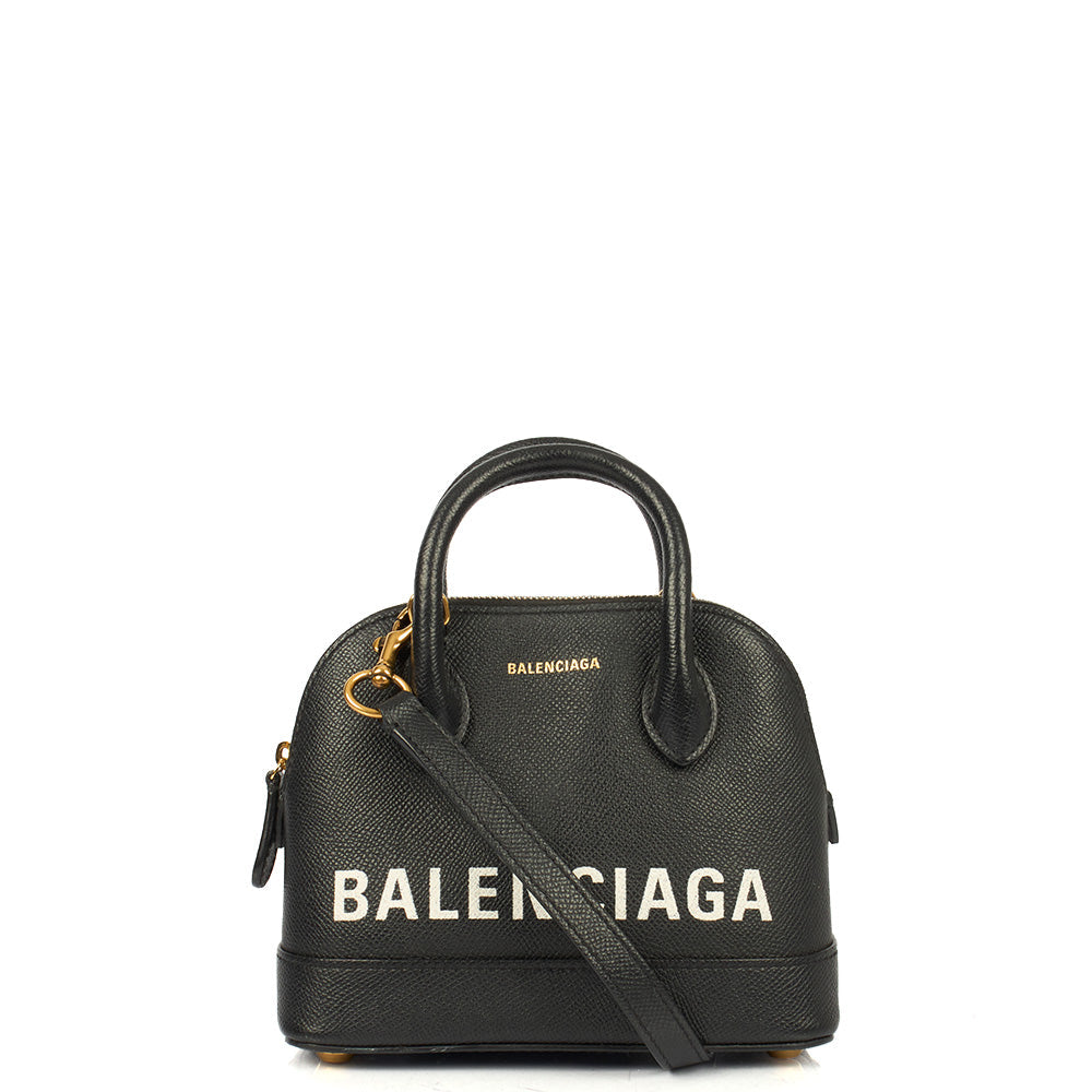 Balenciaga Top Handle Ville Top Handle XXS in Black, Veau (Calfskin) — Alternate View 9