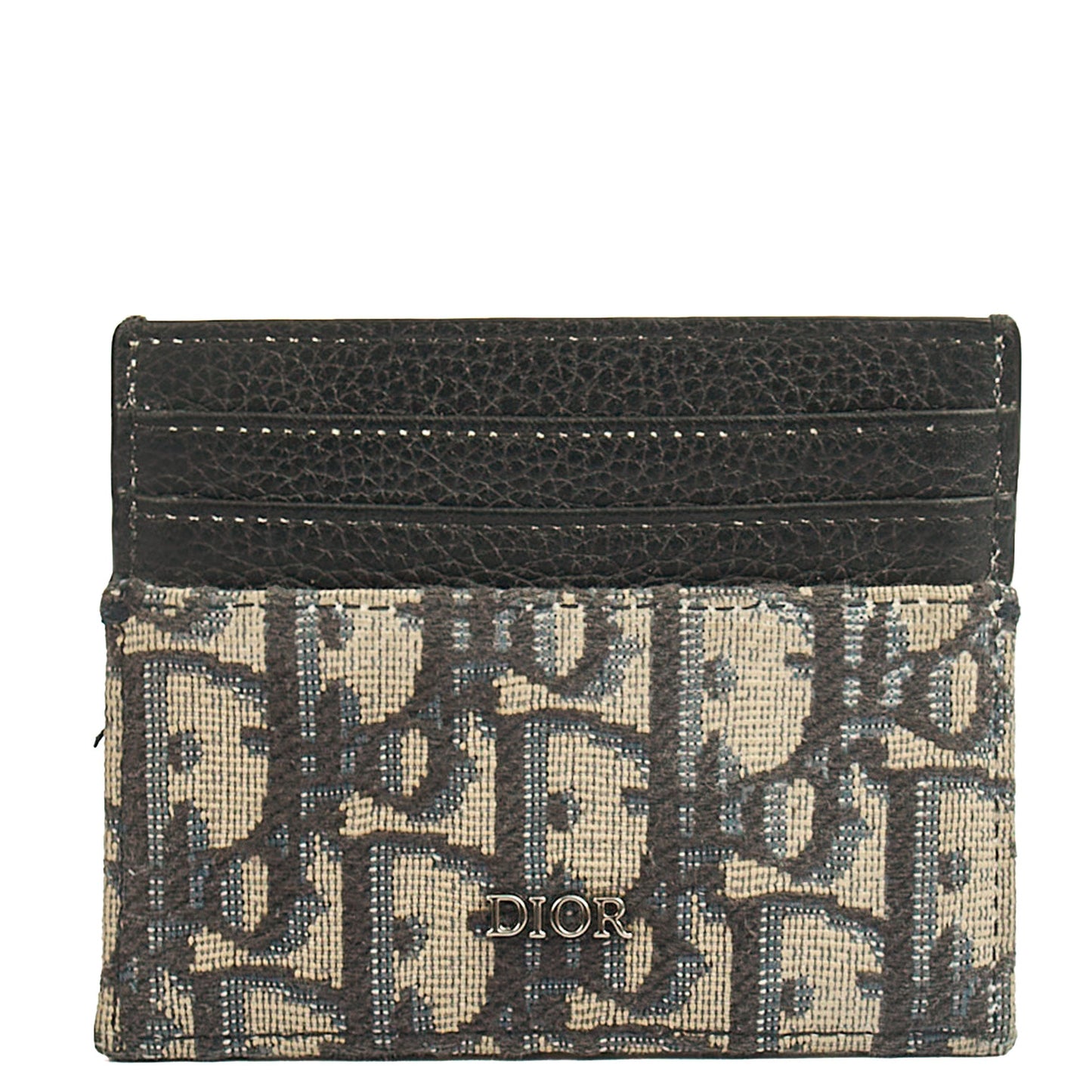 Christian Dior Card Holder Diorama Card Holder in Monogram, Canvas — Front View