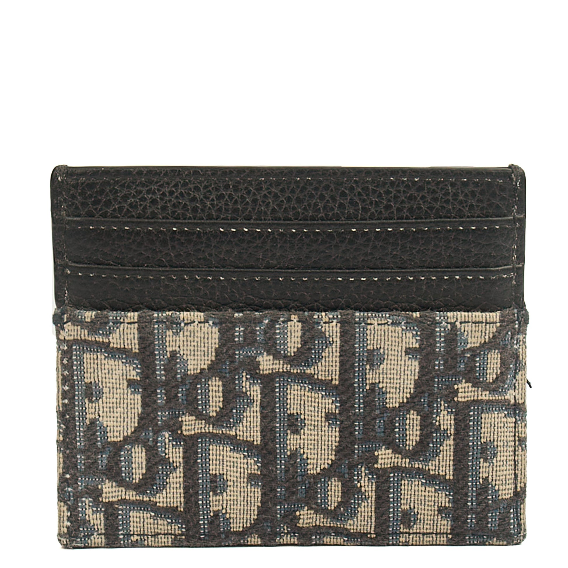 Christian Dior Card Holder Diorama Card Holder in Monogram, Canvas — Top View