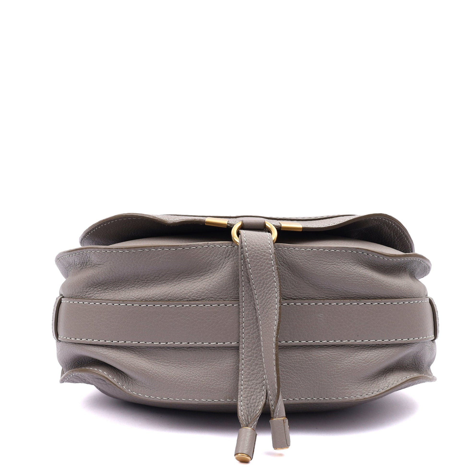 Chloe Cross Body Marcie - Large in Pastel Grey, Leather — Alternate View 16