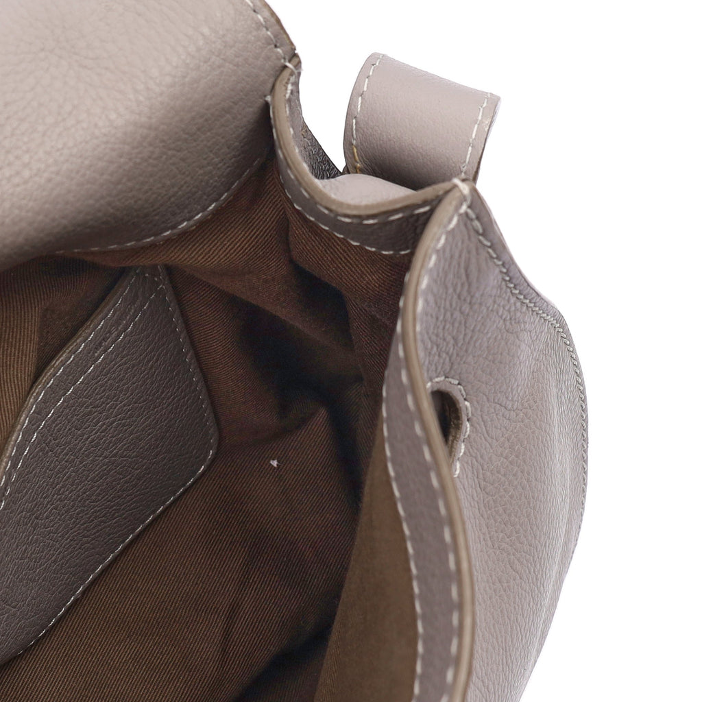Chloe Cross Body Marcie - Large in Pastel Grey, Leather — Alternate View 17