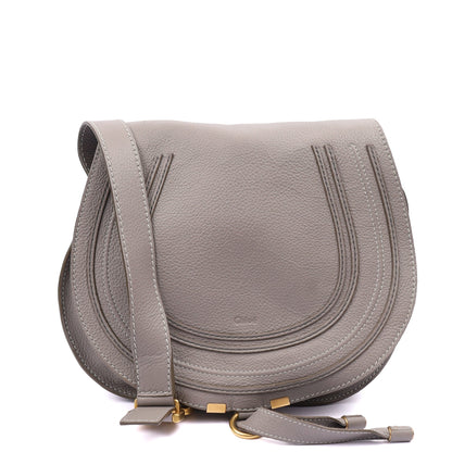 Chloe Cross Body Marcie - Large in Pastel Grey, Leather — Alternate View 7