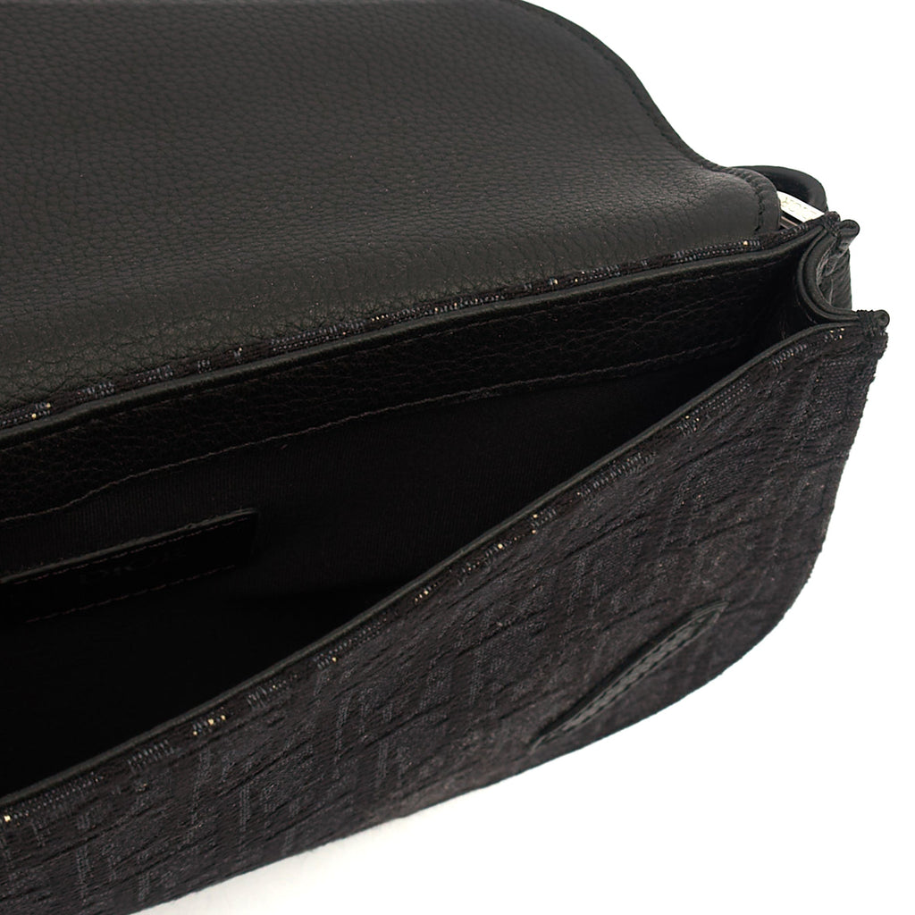 Christian Dior Cross Body Homme - Saddle Bag in Black, Fabric — Lifestyle View