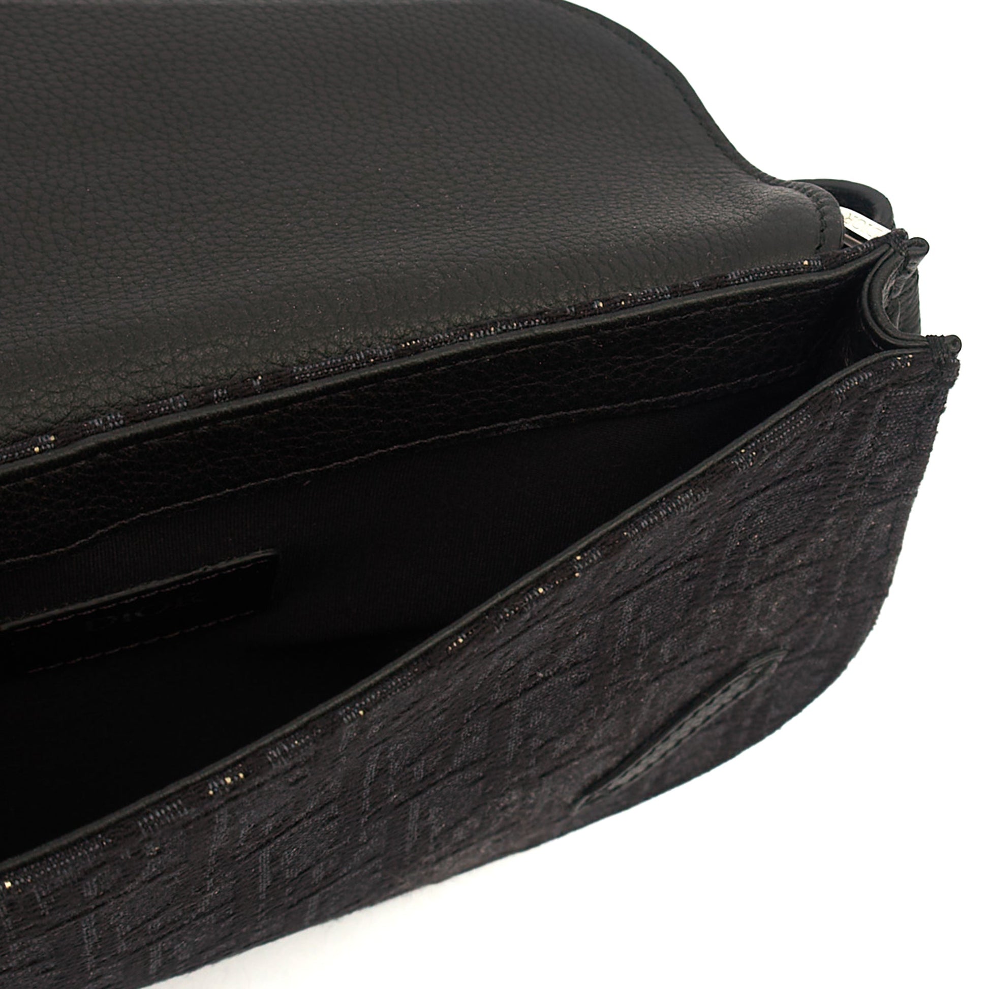 Christian Dior Cross Body Homme - Saddle Bag in Black, Fabric — Lifestyle View