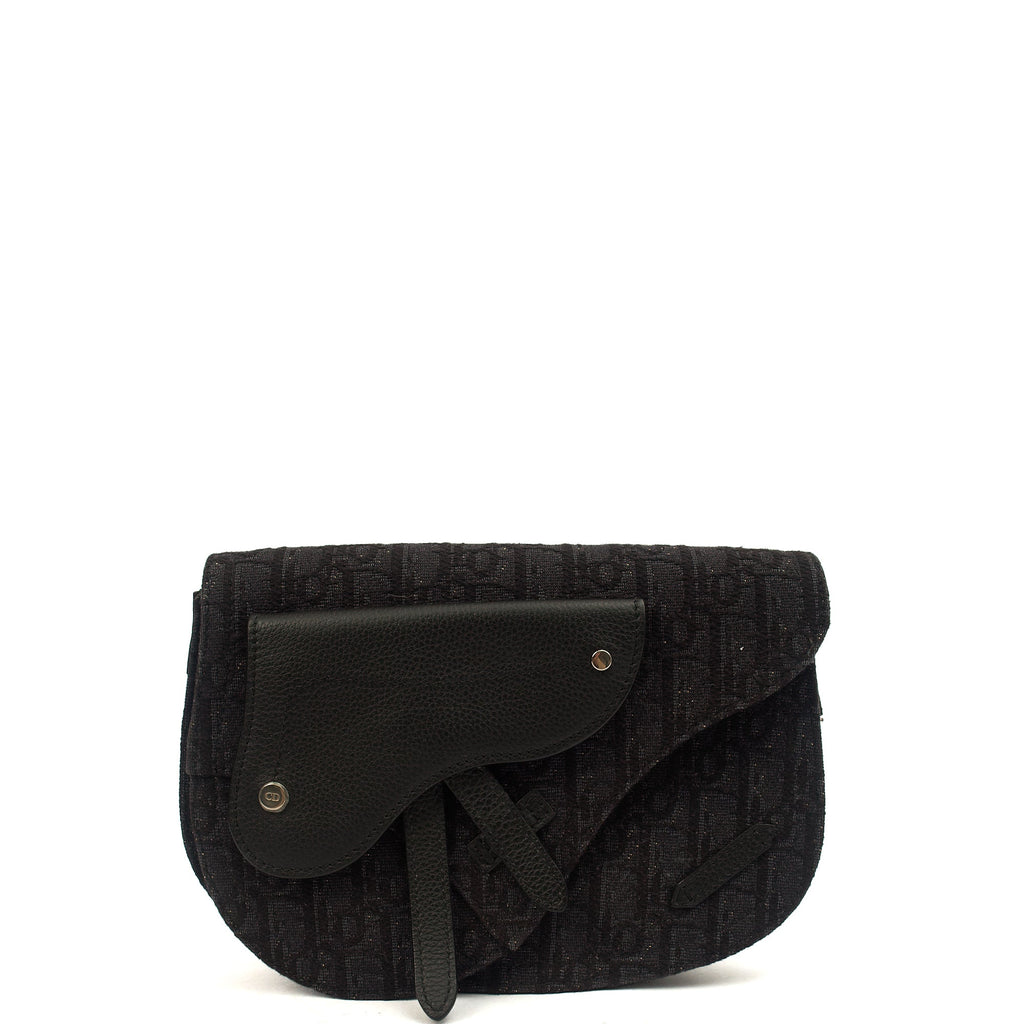 Christian Dior Cross Body Homme - Saddle Bag in Black, Fabric — Alternate View 8