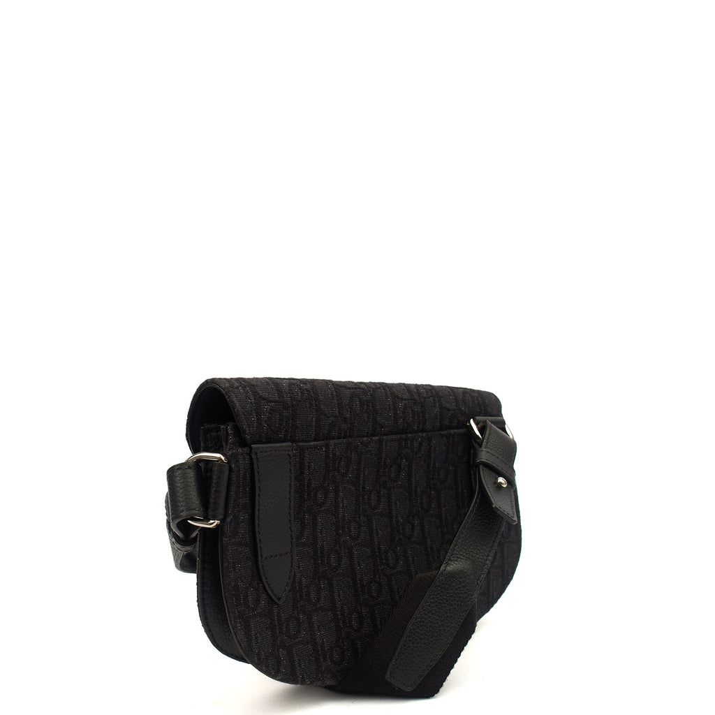 Christian Dior Cross Body Homme - Saddle Bag in Black, Fabric — Alternate View 16