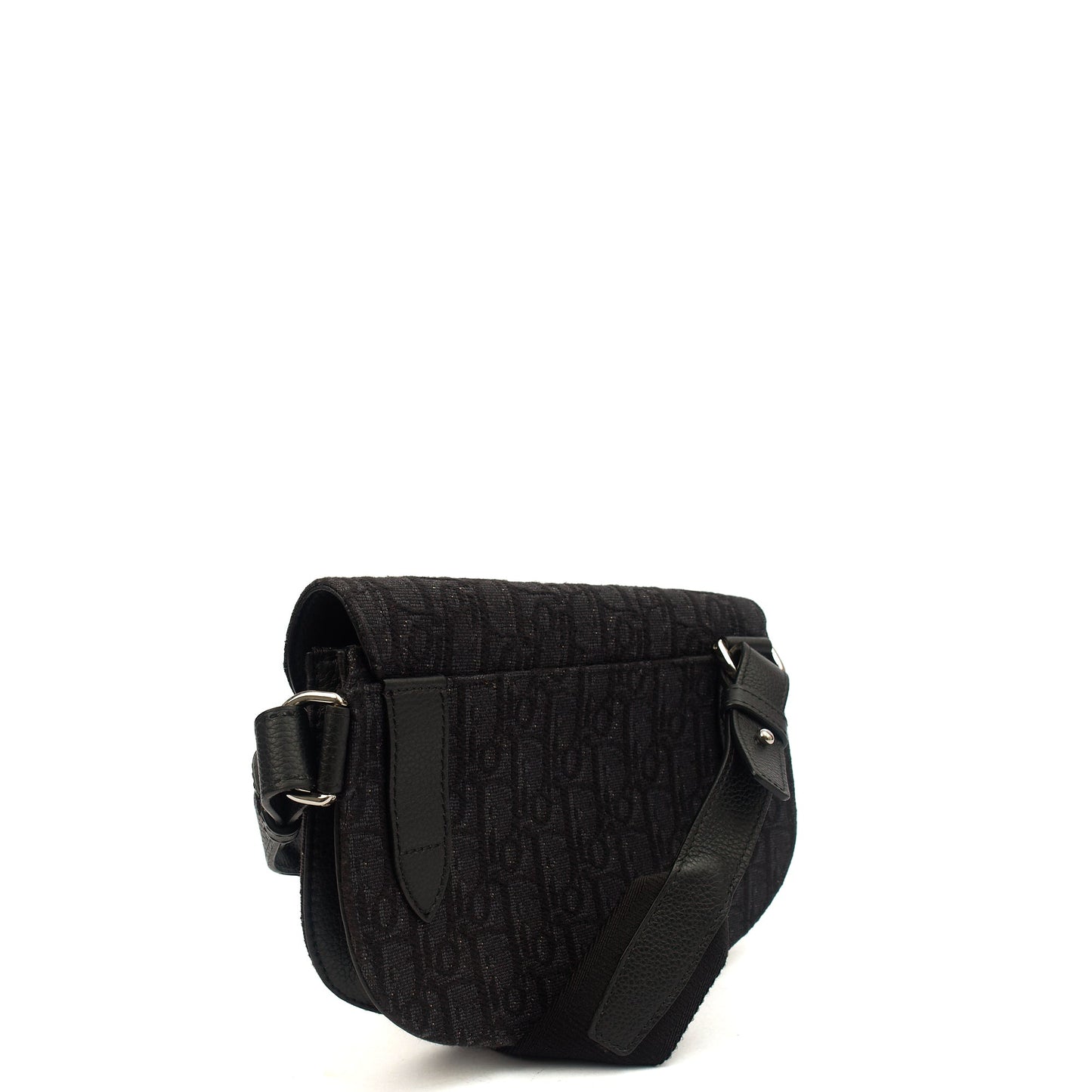 Christian Dior Cross Body Homme - Saddle Bag in Black, Fabric — Alternate View 9