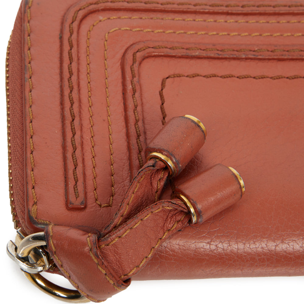 Chloe Marcie Wallet in Pink, Calfskin Leather — Alternate View 26