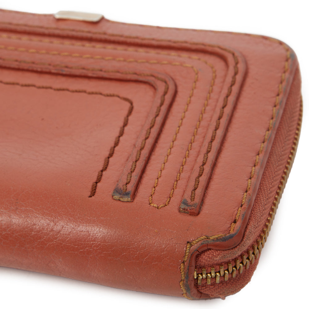 Chloe Marcie Wallet in Pink, Calfskin Leather — Alternate View 18