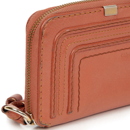 Chloe Marcie Wallet in Pink, Calfskin Leather — Alternate View 15