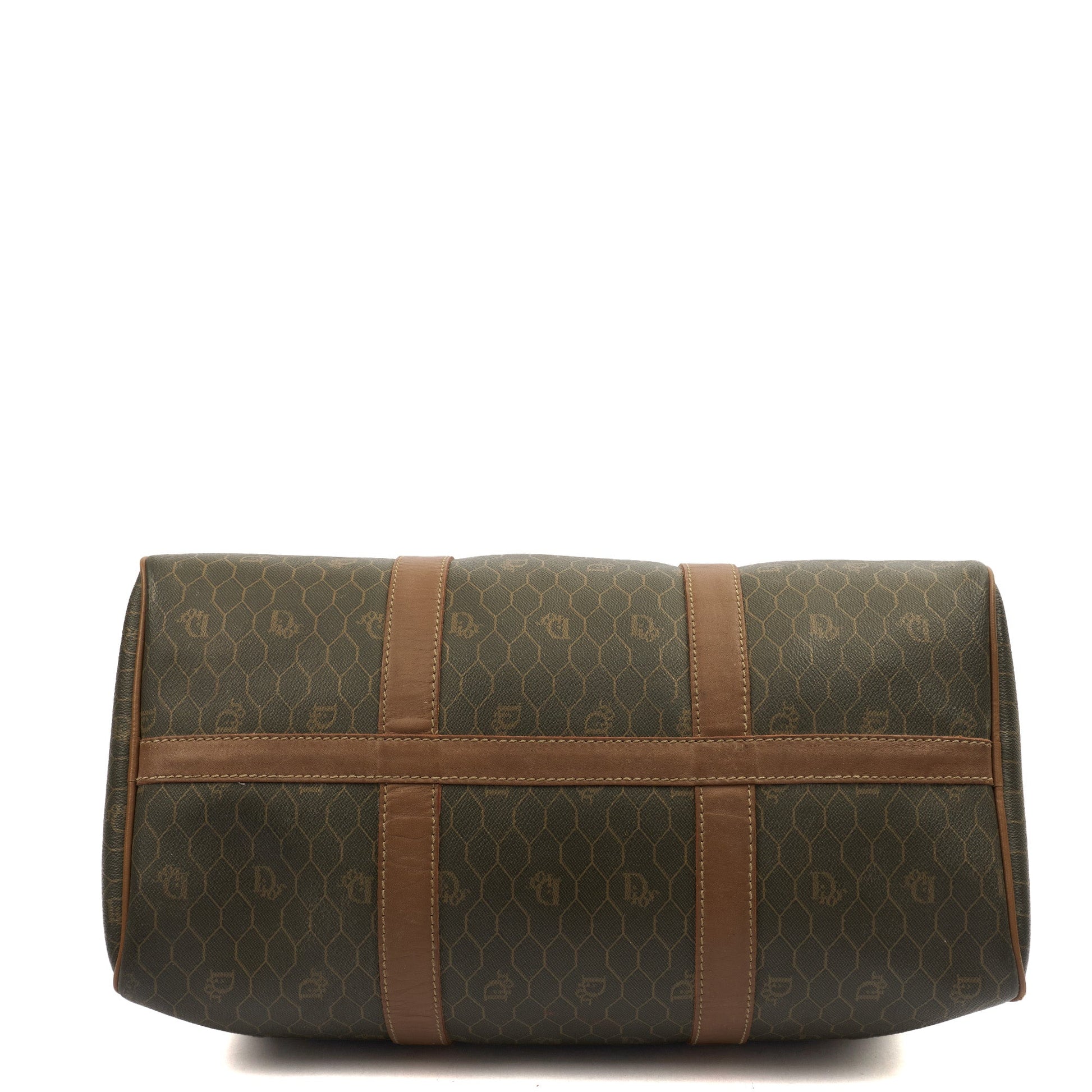 Christian Dior Top Handle Vintage Boston in Brown, Leather — Detail View