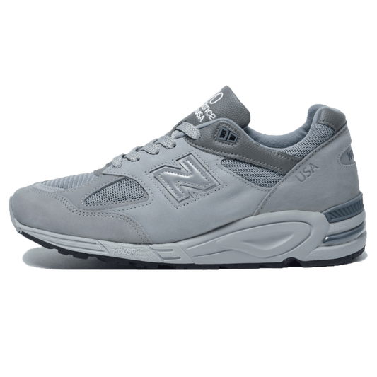 WTAPS x New Balance 990v2 Made In USA 'Grey' — UK 3.5 | EU 36 | US 4 — Front View