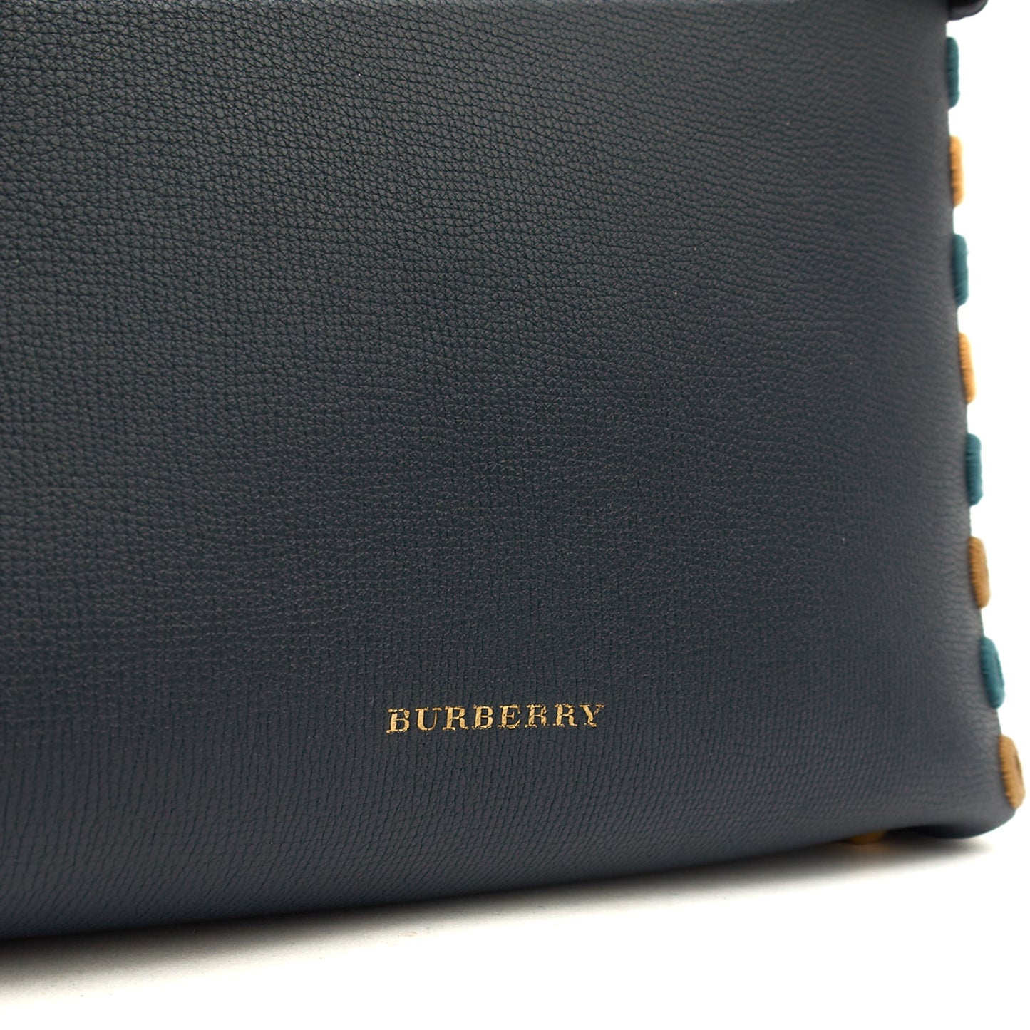 Burberry Tote Banner - Small in Navy, Leather — Lifestyle View