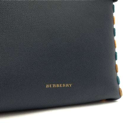 Burberry Tote Banner - Small in Navy, Leather — Alternate View 18