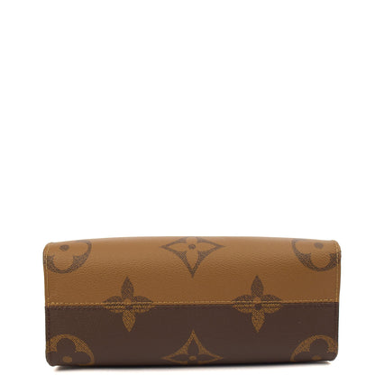 Louis Vuitton Cross Body On The Go PM in Reverse Monogram, Canvas — Detail View