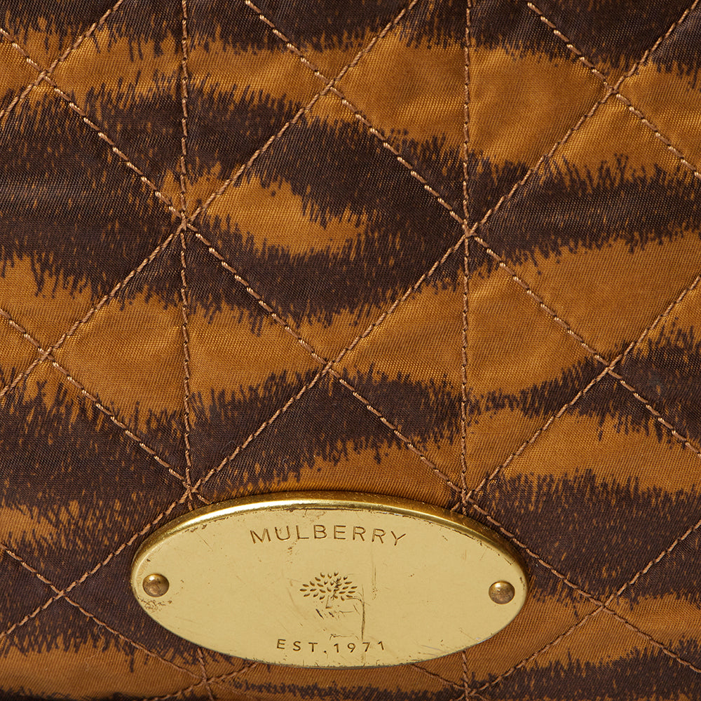 Mulberry Tote Mitzy Tote in Brown, Fabric — Alternate View 12