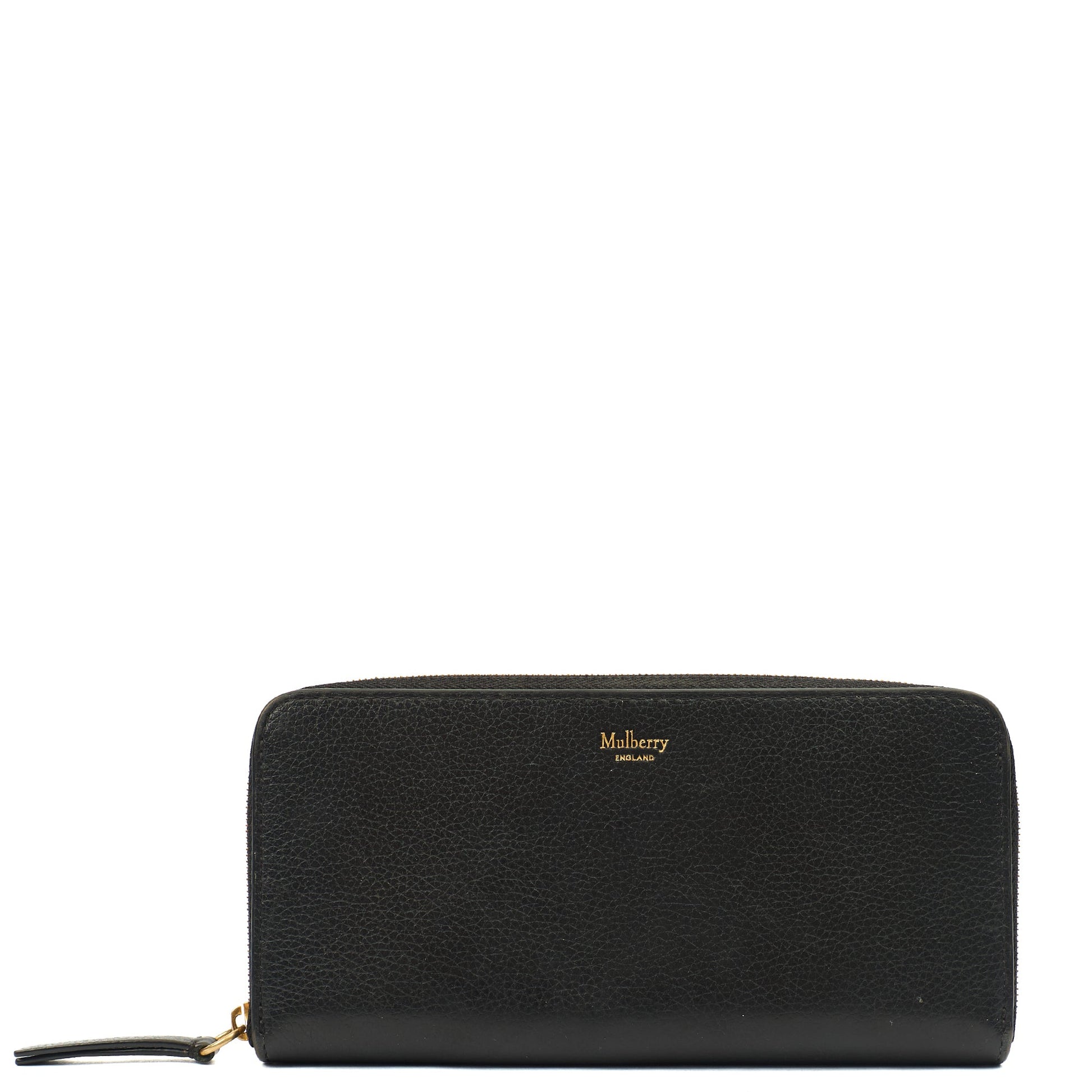 Mulberry Wallet Zip Around Wallet - Medium in Black, Calfskin Leather — Alternate View 7