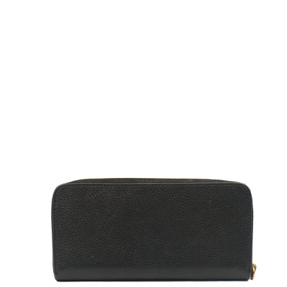 Mulberry Wallet Zip Around Wallet - Medium in Black, Calfskin Leather — Alternate View 10