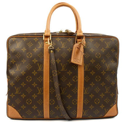 Louis Vuitton Tote Porte-Documents Voyage MM in Monogram, Canvas — Front View