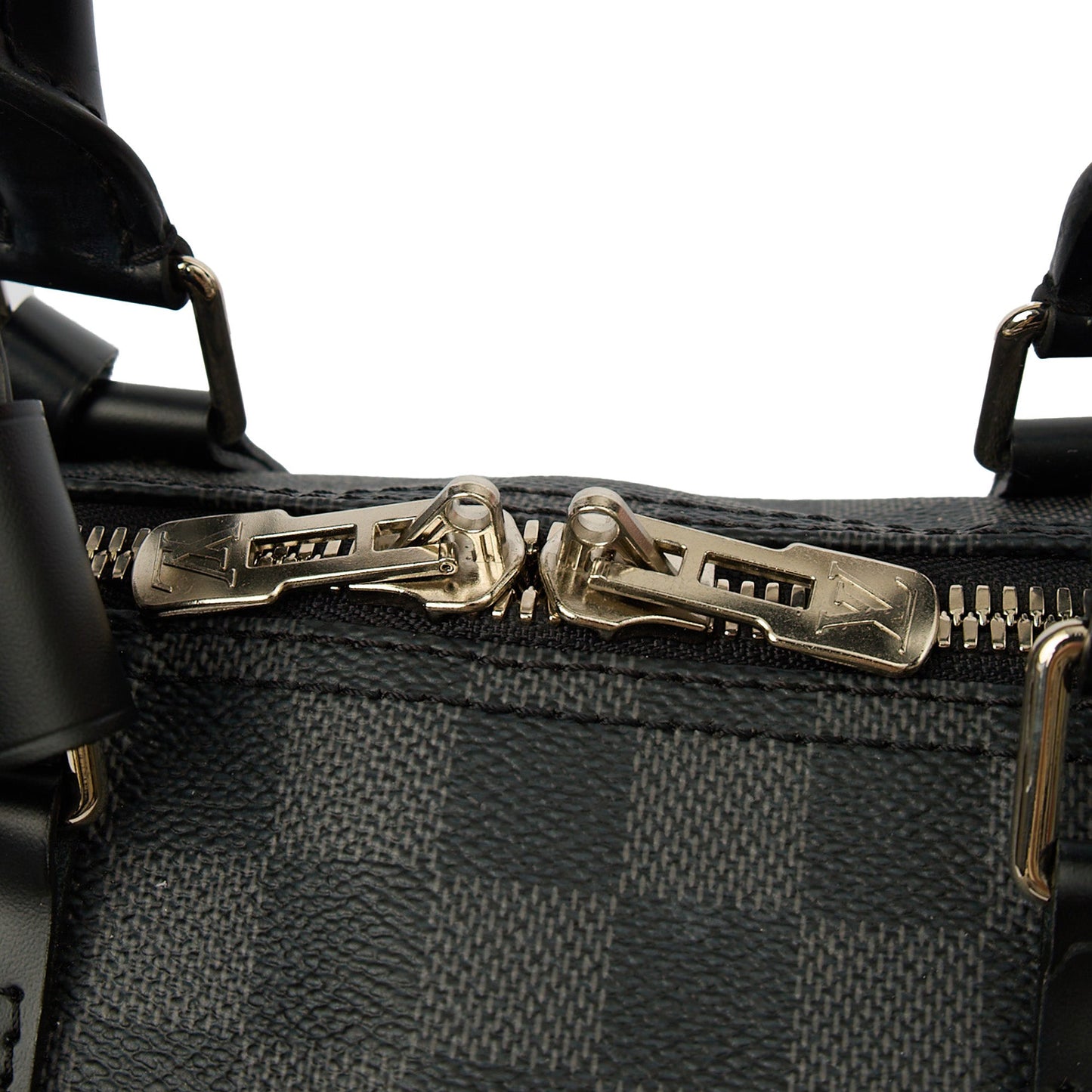 Louis Vuitton Keepall 45 Bandouliere in Damier Graphite, Canvas — Alternate View 7