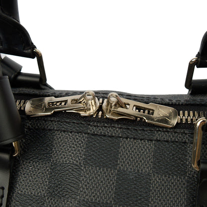Louis Vuitton Keepall 45 Bandouliere in Damier Graphite, Canvas — Alternate View 7