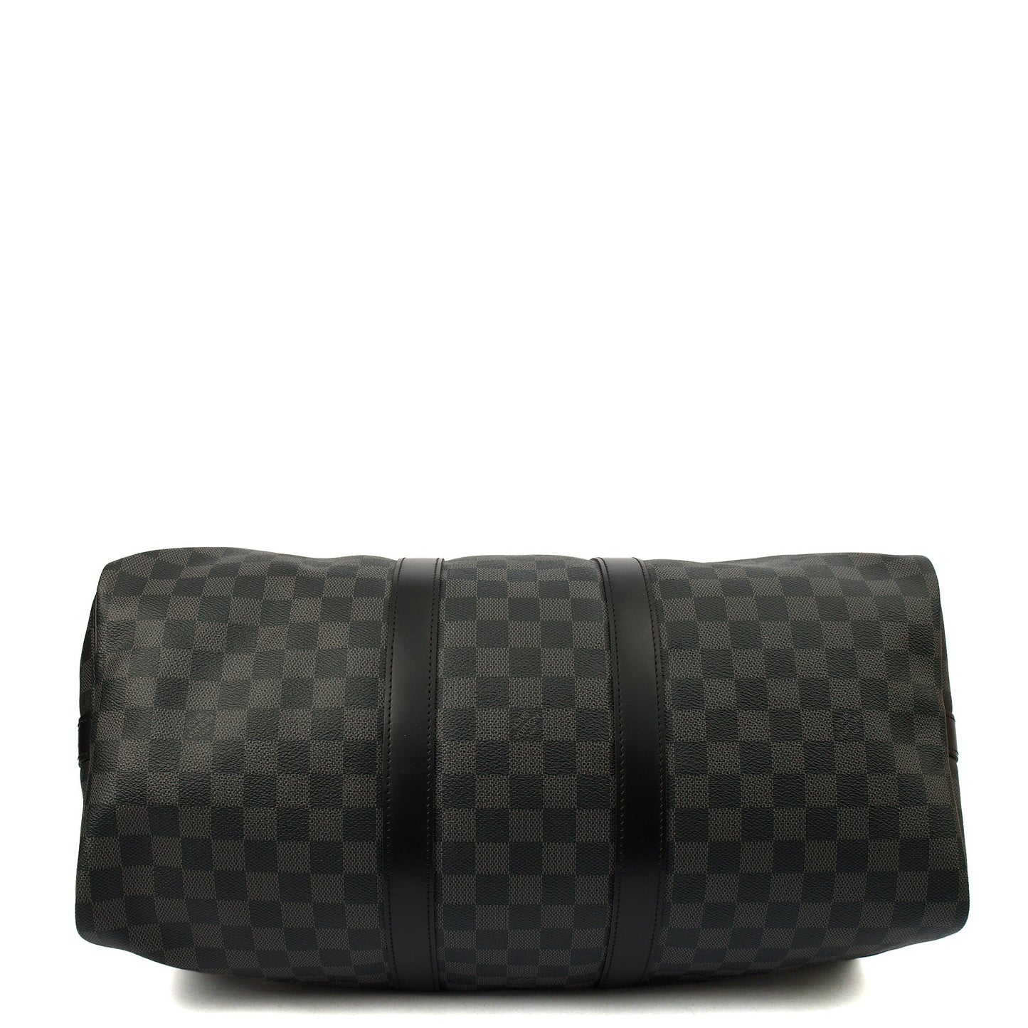 Louis Vuitton Keepall 45 Bandouliere in Damier Graphite, Canvas — Detail View