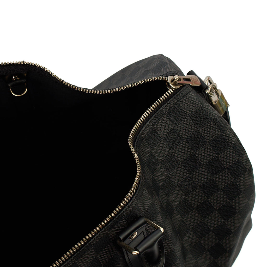 Louis Vuitton Keepall 45 Bandouliere in Damier Graphite, Canvas — Alternate View 8