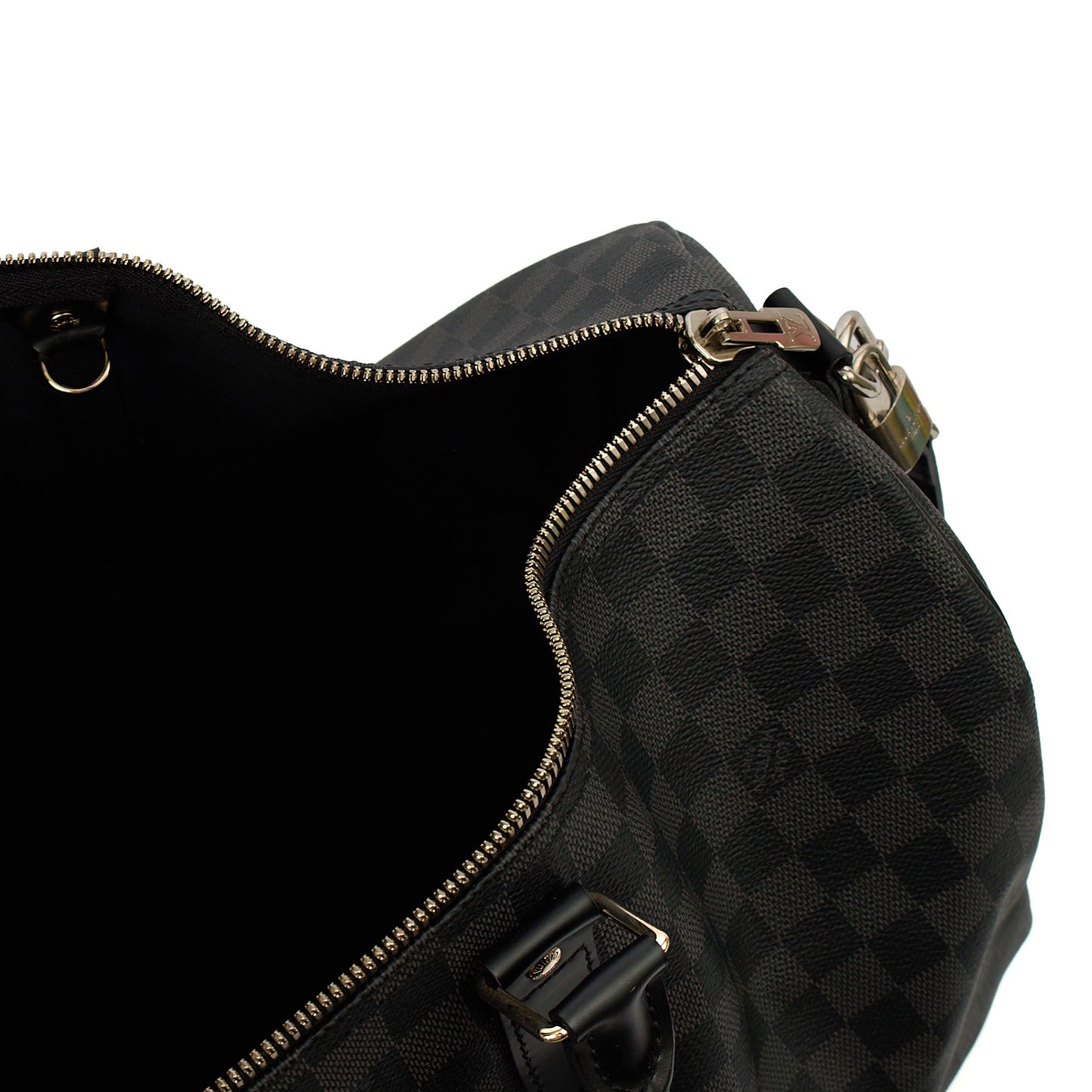 Louis Vuitton Keepall 45 Bandouliere in Damier Graphite, Canvas — Alternate View 8