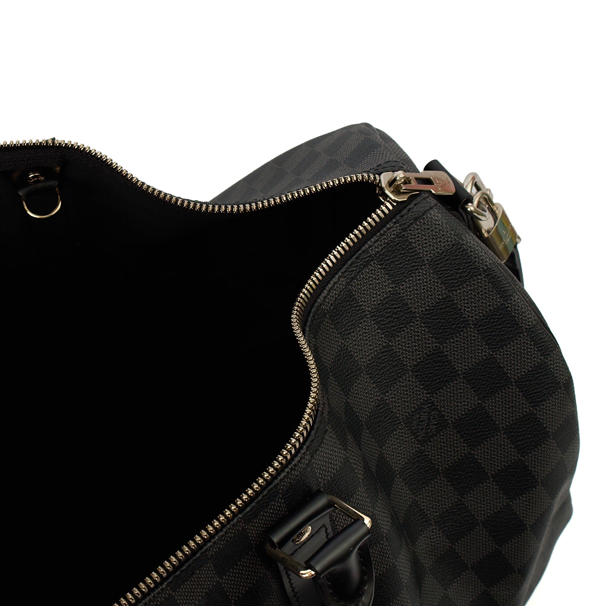 Louis Vuitton Keepall 45 Bandouliere in Damier Graphite, Canvas — Alternate View 8