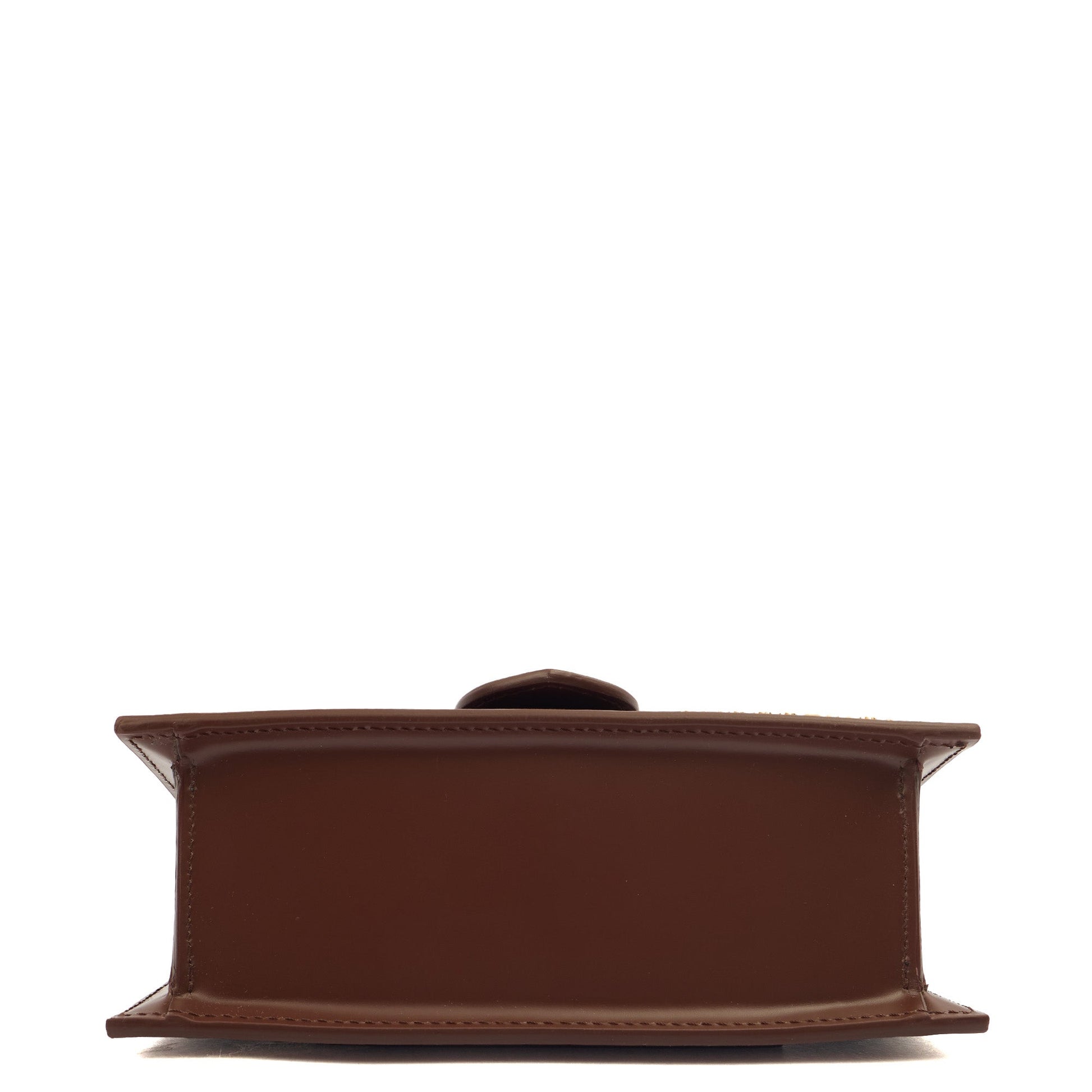 Jacquemus Mini Bag Le Bambino in Brown, Leather — Top View