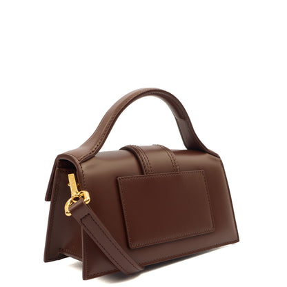 Jacquemus Mini Bag Le Bambino in Brown, Leather — Side View