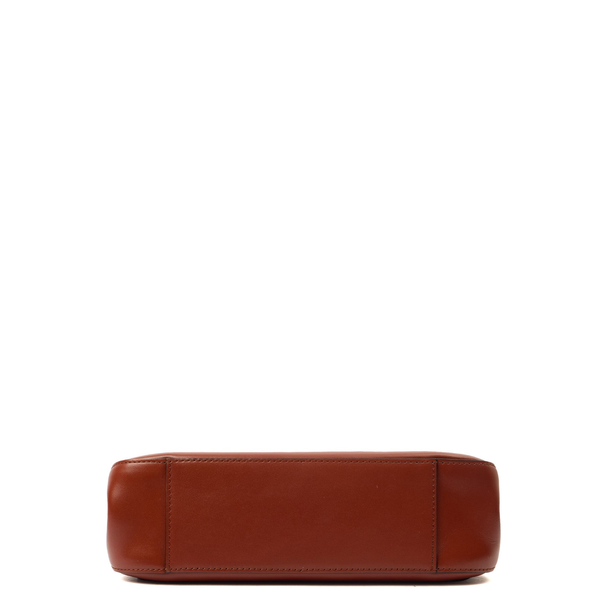 Chloe Shoulder Bag Chloe C - Medium in Sepia Brown, Calfskin Leather — Detail View