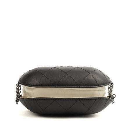 Chanel Bucket Bag Gabrielle Bucket Bag in White, Calfskin Leather — Detail View