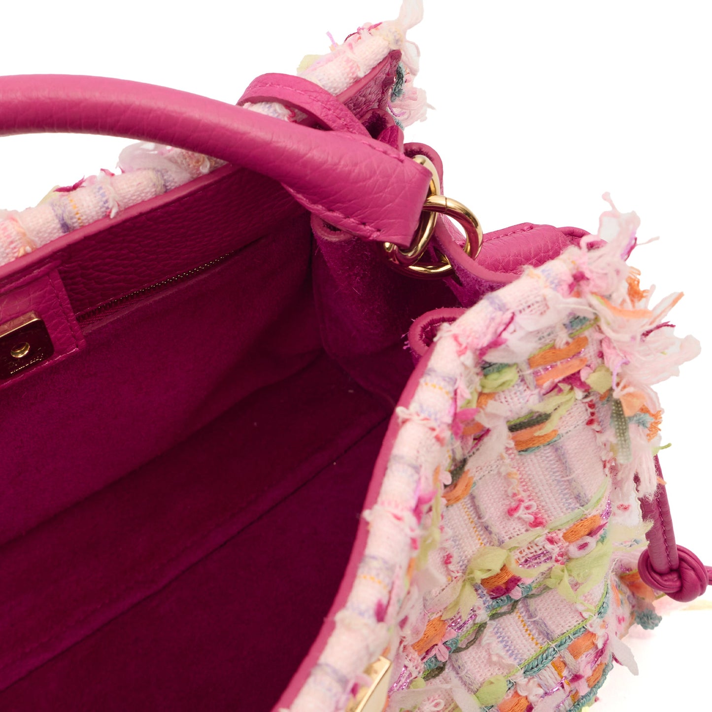 Mulberry Cross Body Iris - Small in Pink, Leather — Lifestyle View
